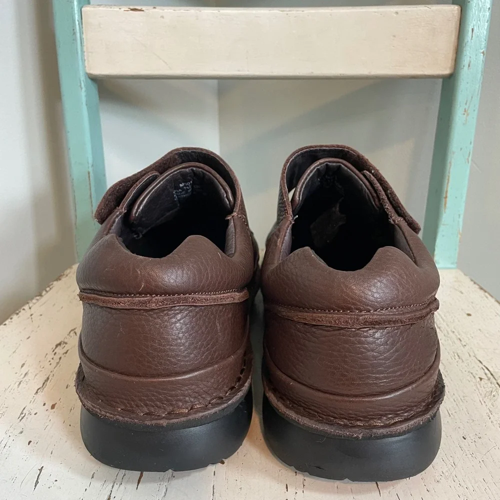 Propet Men's Scandia Strap Shoe M5015 Brown Leather 11.5 Wide Diabetic Comfort